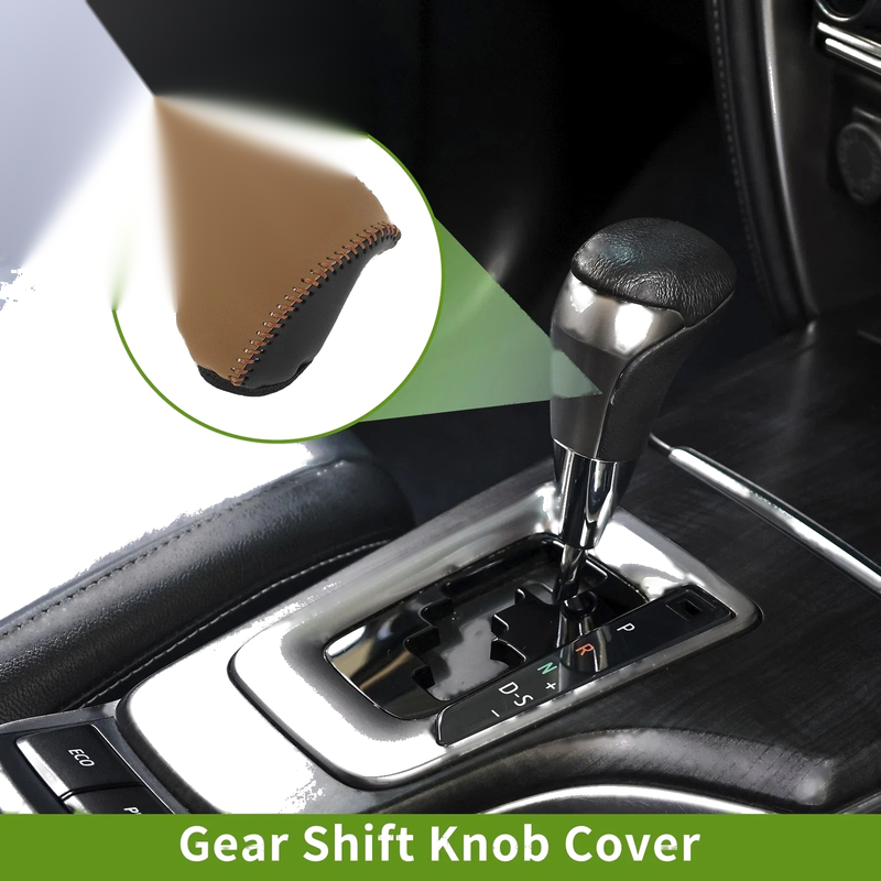 Toyota RAV4 Black Faux Leather 1 Pc Gear Shift Knob Cover (2019–2024)