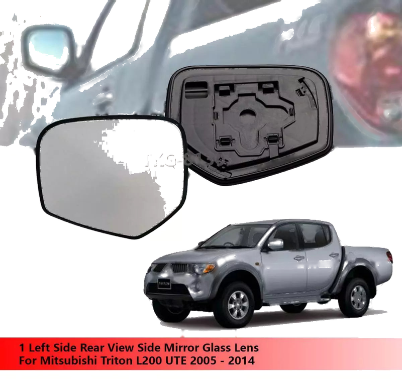 Mitsubishi Triton L200 UTE Left Side Mirror Glass Lens (2005-2014)
