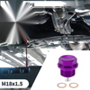 Car, Motorcycle, Boat M18x1.5 Engine Oil Drain Plug with Gasket Purple