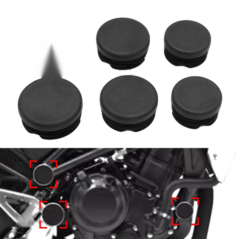 Honda CB125R CB150R CB250R CB300R 6 x Frame Hole Cover Caps Plug (2018-2022)