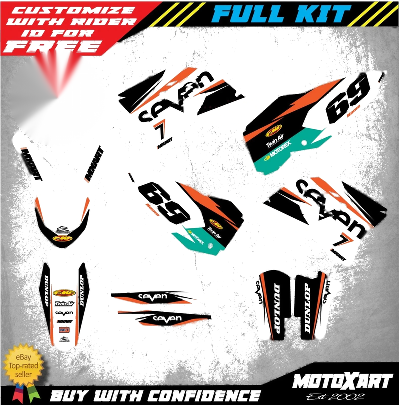 KTM SMR 2008-2010 Full Sticker Kit Custom Decals