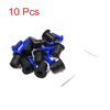 Motorcycle Windscreen 10Pcs M5 x 15mm Nut Bolt Screws