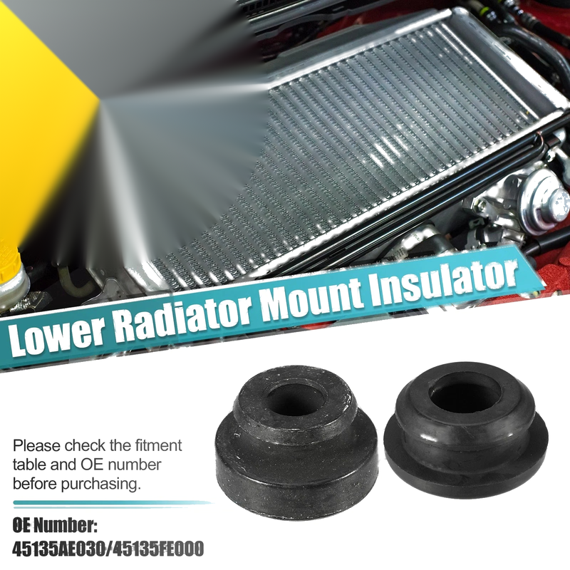 Subaru 4 Pcs Radiator Mount Cushions