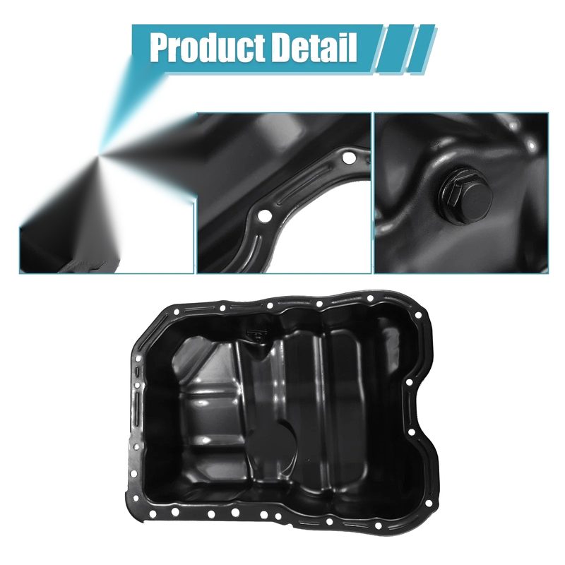 Kia Optima 2013-2016 Engine Oil Pan Cover (1 x Black)