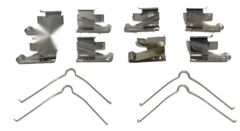 Ford F-250 Front Brake Pad Shim Caliper Hardware Kit (Brazil)
