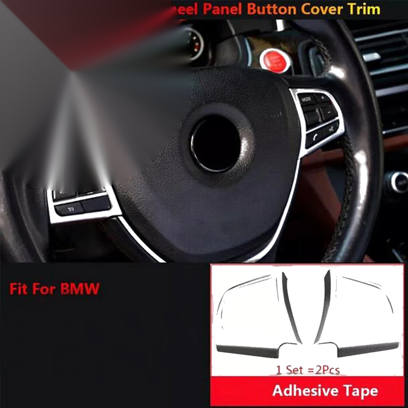 BMW 5 Series F10 F11 GT Steering Wheel Button Cover Trim (2011-2017)