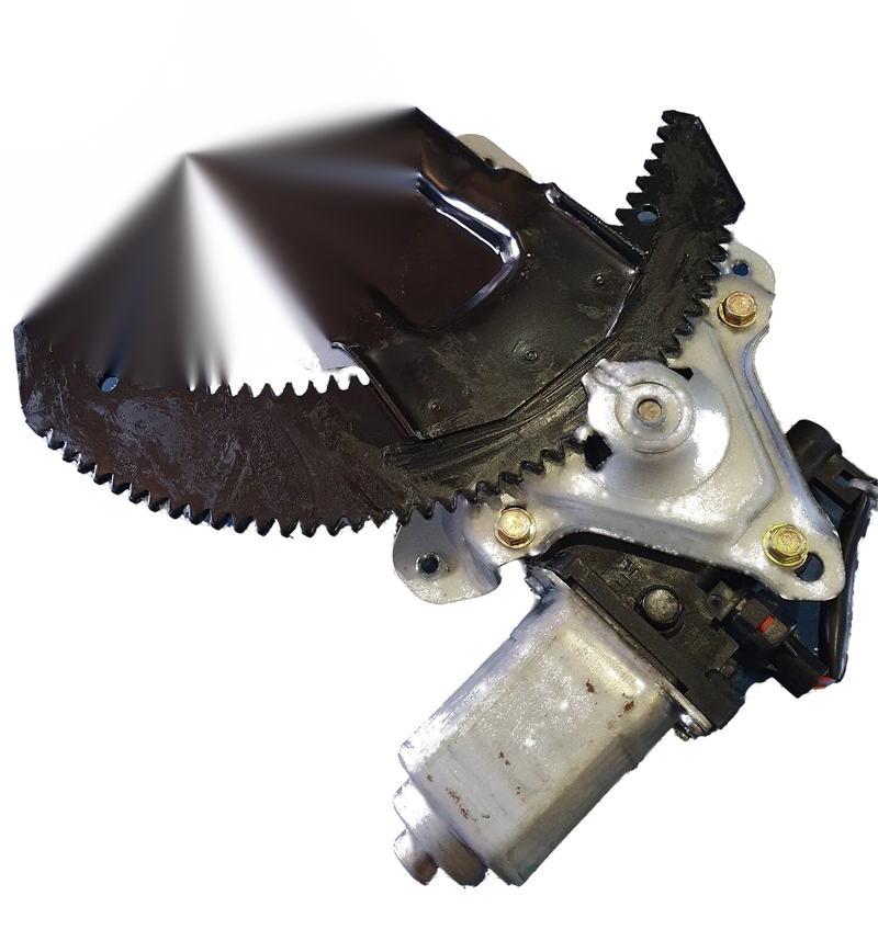 Honda Civic Front Left Window Regulator with Motor 2 Pins (1991-1995)