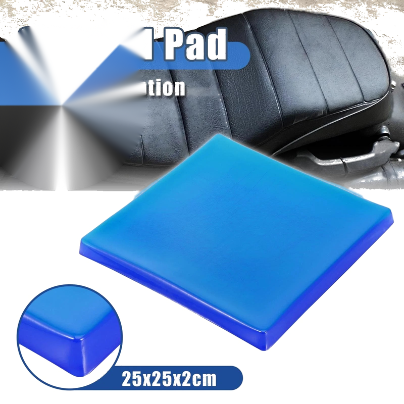 Motorcycle Blue Seat Gel Pad 25x25x2cm