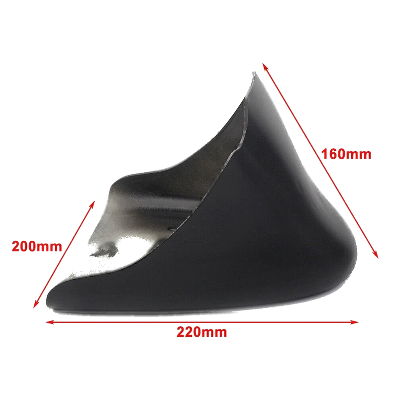 Harley Sportster 883 XL883C XL1200C Front Chin Fairing Spoiler Black (2004-2023)