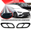 Mercedes-Benz C-Class Black Exhaust Tip Trim Covers (2022–2025)