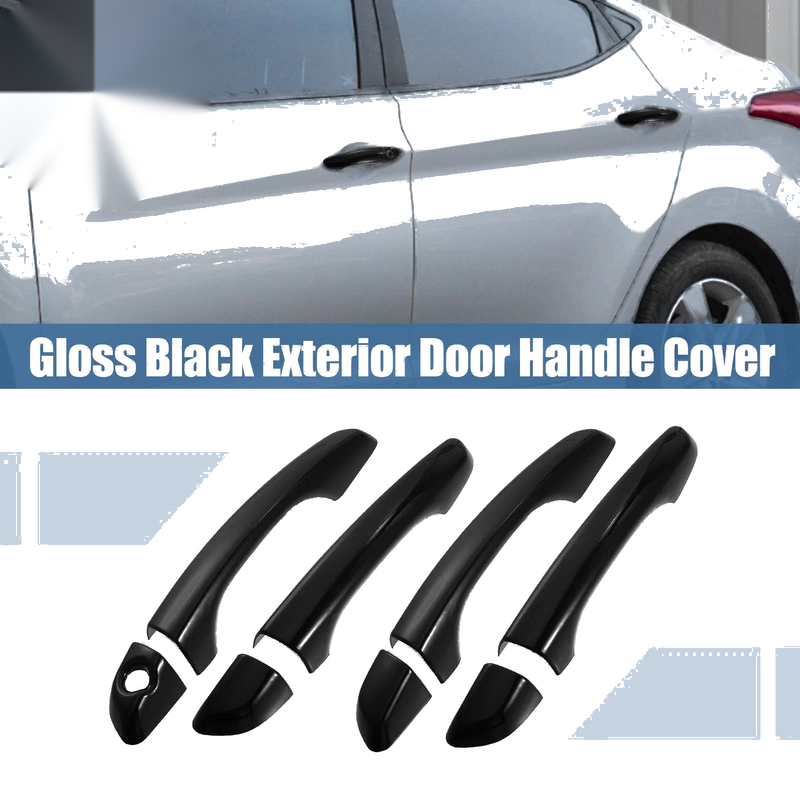 Hyundai Elantra 8 x ABS Exterior Side Door Handle Cover Trim (2017-2020)