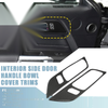 Ford Mustang (2015-2021) Black Trim 2 x Side Door Handle Bowl Covers