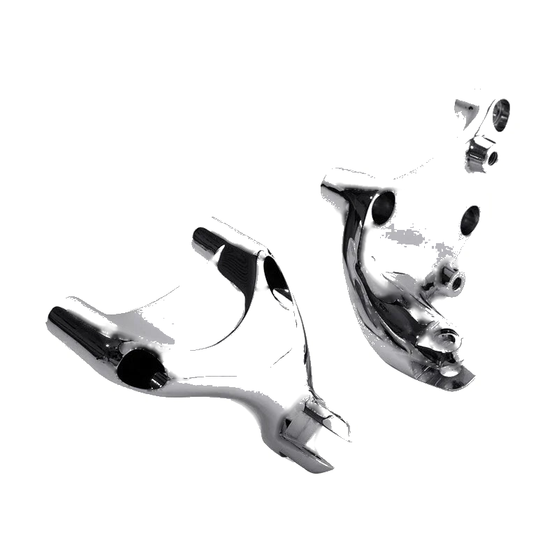 Harley Sportster 883 1200 Chrome Passenger Footpegs (2014-2022)