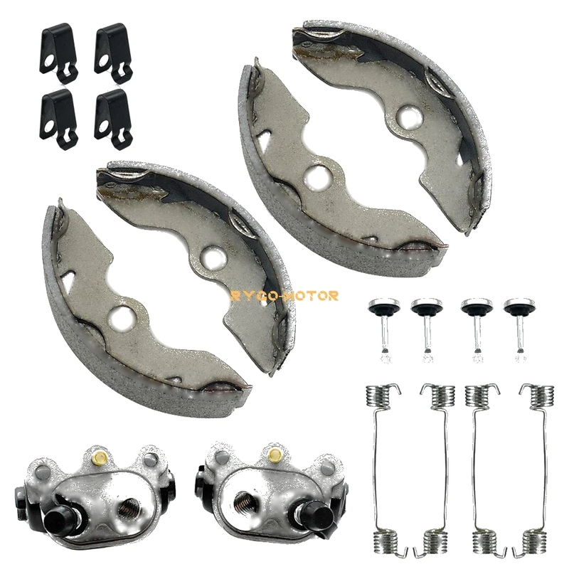 Front Brake Wheel Cylinders W/Shoes / 2x4 / Honda FourTrax TRX300 (1988–1992)