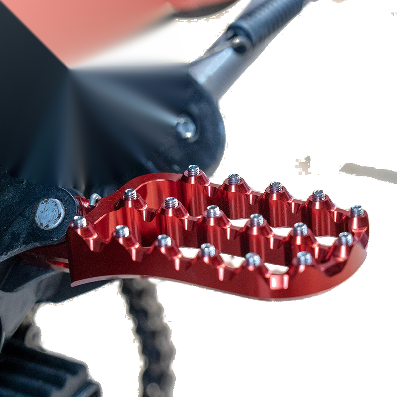 Honda CRF250X / CRF250RX / CRF250L / CRF450L / CRF450X Billet Wide Foot Pegs (2004-2023)