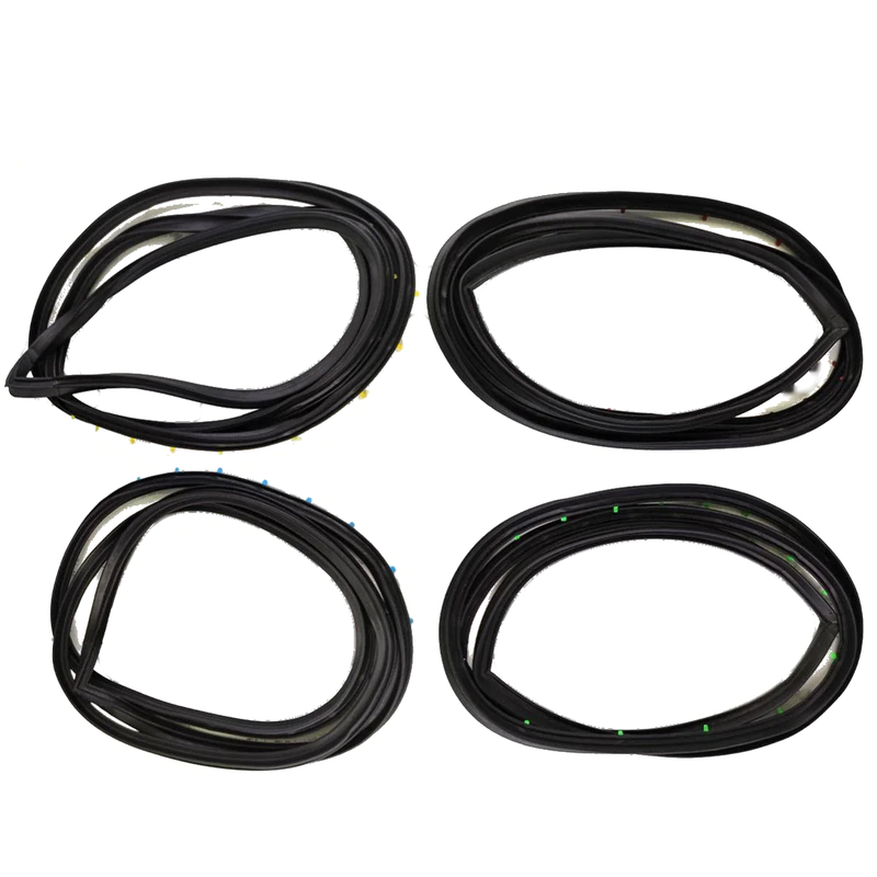 Door Weatherstrip Rubber Seal Set 4 Door Fits Mazda 616 Capella RX2 1970-78 D09