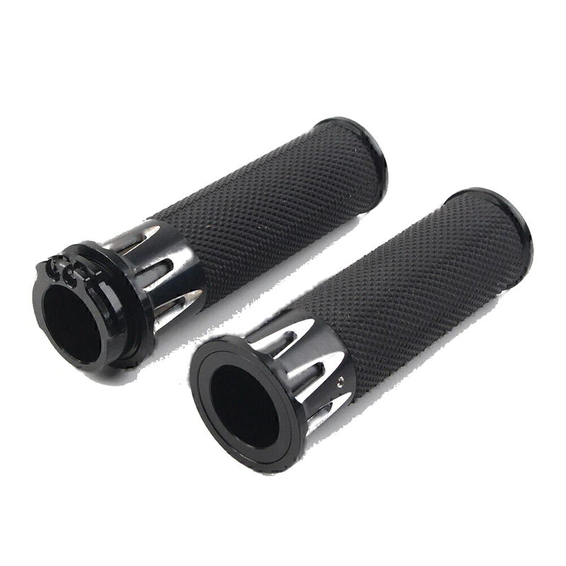 Harley Sportster XL883 XL1200 Black Handle Bar Hand Grips (2004-2023)