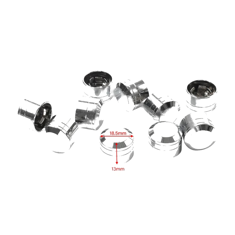 Harley Electra Glide, Road King 9mm-12mm Engine Screw Bolt Cover Caps Black