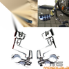 Harley Cafe Racer 1 x Aluminum Engine Guard Foot Peg Clamps