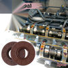 2 x Oil Seal Rotary Shaft Seal FKM Rubber 20x45x7mm Brown