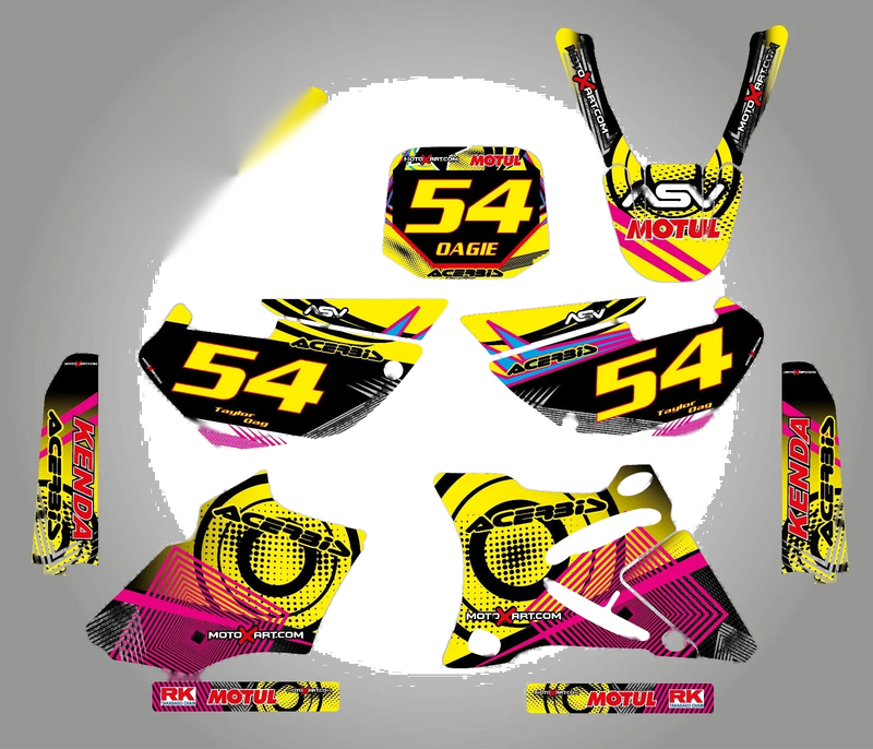 Yamaha YZ 85 (2002-2014) - Neon Stickers Decals Custom Graphic Kit