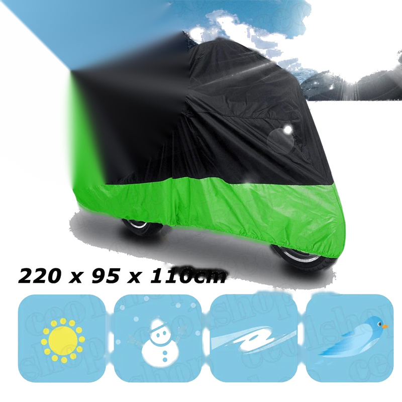 Honda for Suzuki for Kawasaki L Outdoor Motorcycle Cover