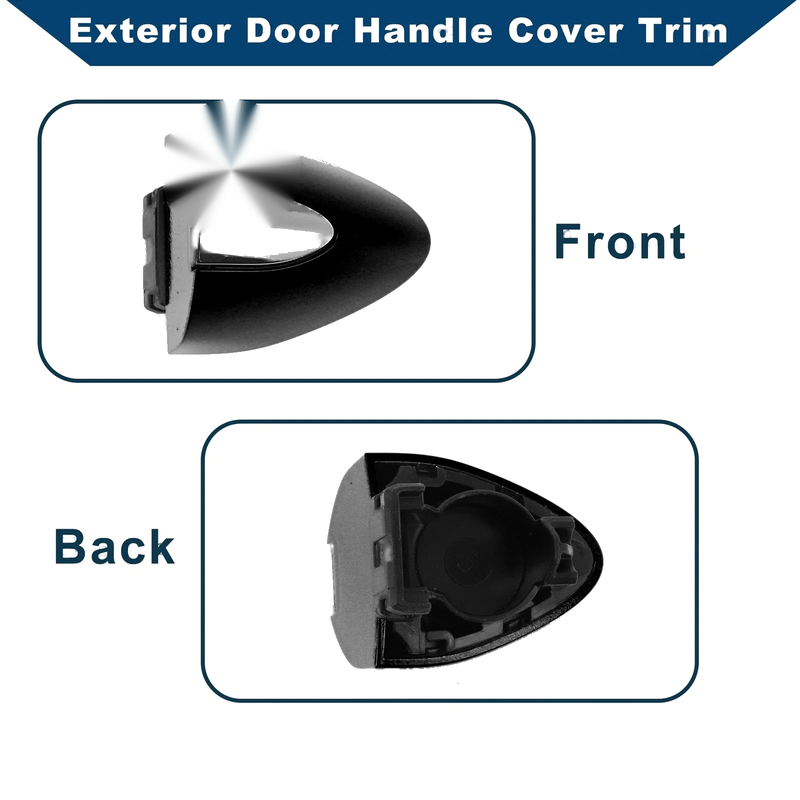 Buick LaCrosse Black Door Handle Cover Trim (2017 - 2019)