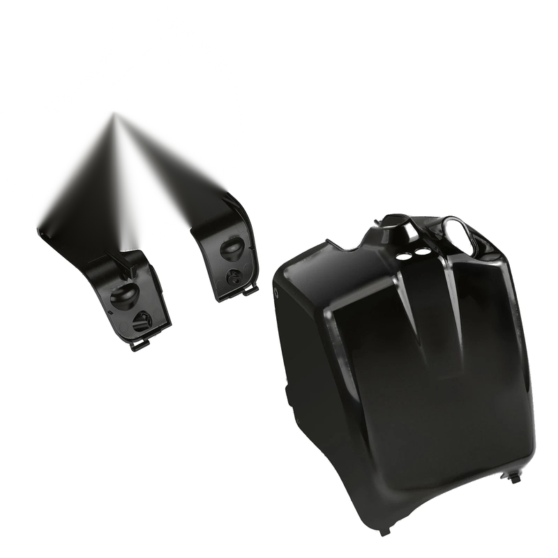 Honda Ruckus 50 NPS50 Fender & Inner Front Cover Set Black (2003–2024)