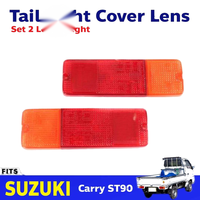 Pair Tail Lamp Rear Lights Cover Lens Fits Suzuki Carry ST90 Mini Truck New DE
