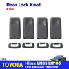 4x Door Lock Knob Fits Toyota Hilux LN85 LN90 LN100 LN111 LN106 Pickup 1989-95
