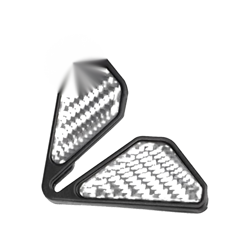 Silver Car Door Corner Covers Bumper Protectors
