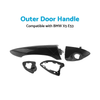BMW X5 E53 (2000-2006) Bright Black Front Right Outer Door Handle