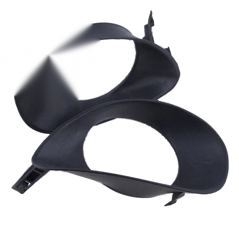 Toyota Yaris 2 x Fog Light Lamp Grill Cover Trim Black (2006-2008)