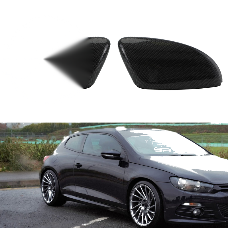 VW Beetle CC Eos Passat Jetta Scirocco 98-23 Rear View Mirror Caps