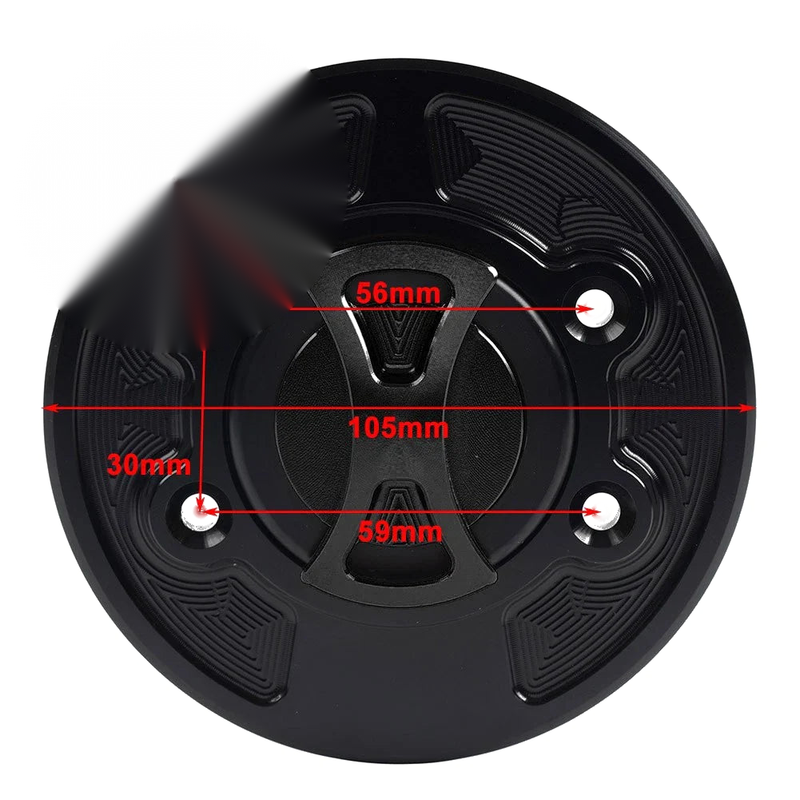 BMW S1000RR S1000R HP2 SPORT Titanium Fuel Gas Tank Cap Cover (2010-2016)