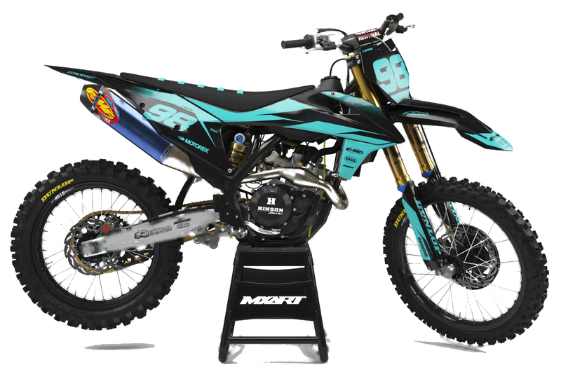 KTM 50 SX GROOVE TEAL Custom Graphics (2016-2022)