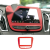 Chevrolet Malibu Red Carbon Fiber Interior Trim Stickers (2016–2019)