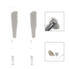 Yamaha & Suzuki White Frame Sliders Anti Crash Protectors