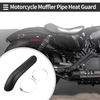 Universal Motorcycle Exhaust Muffler Pipe Heat Shield Curved 267x56mm