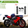 Honda / Suzuki / Yamaha Titanium Tone Foot Pegs