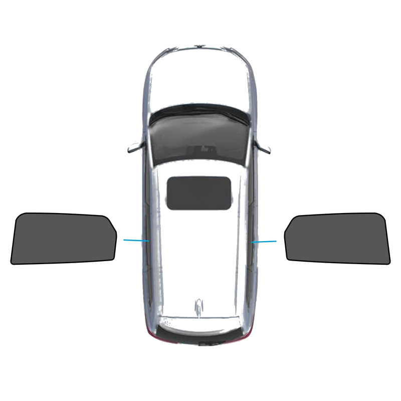 Mazda CX-9 2016-2025 UV Protection 2x Rear Car Window Sun Shades Suitable