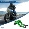 Kawasaki Versys 650 Green Black Brake Clutch Levers / Short Long