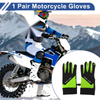 Mountain Biking Black Green Full Finger Outdoor Fleece Men Cycling Gloves