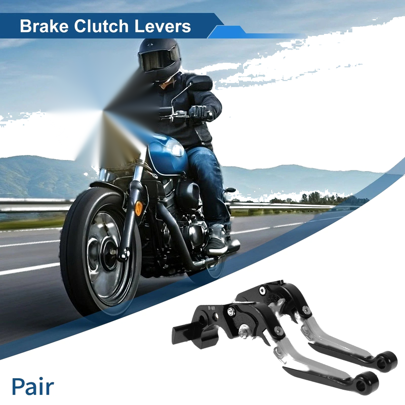 Kawasaki ZX14R Black Silver Adjustable Short Long Brake Clutch Levers