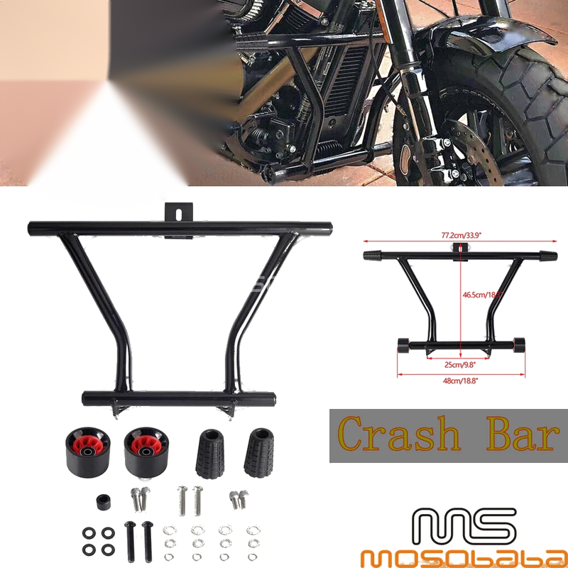 Harley Softail Heritage Classic 114 FLHCS Highway Crash Bars (2018-2023)