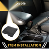 Dodge Ram Microfiber Leather Black Center Console Armrest Cover