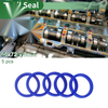 Oil Seal 60x72x10mm TPU Rotary Shaft Seal Blue 5 Pcs