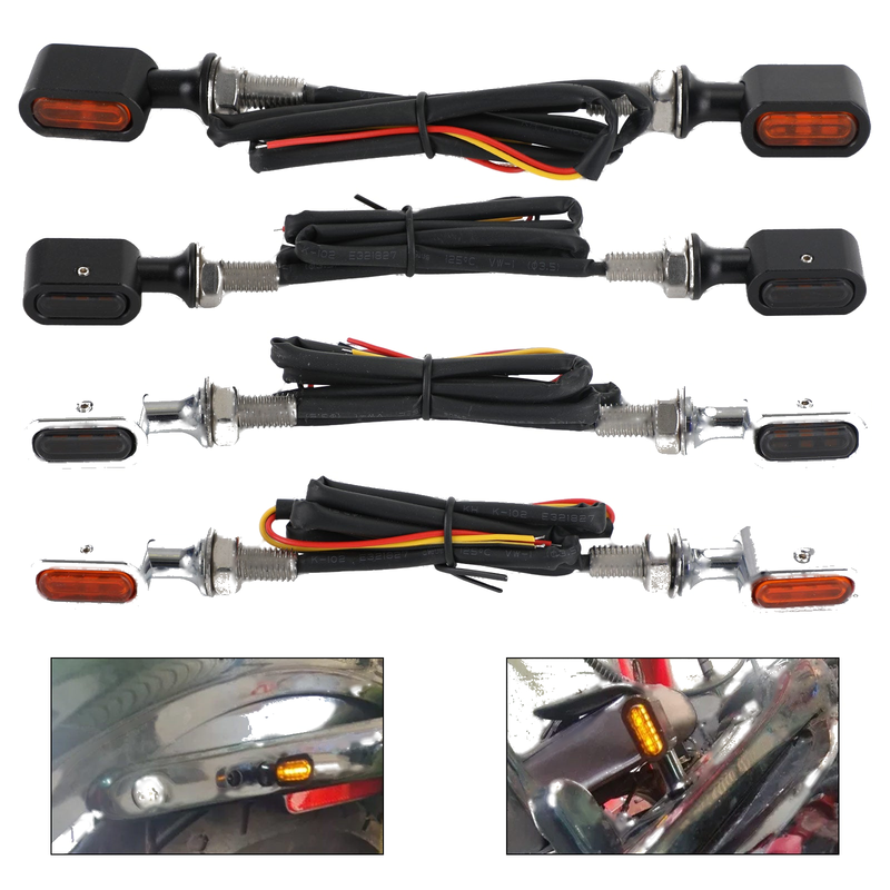 Sportster Touring Dyna Softail Generic LED Rear Mini Turn Signal Indicator