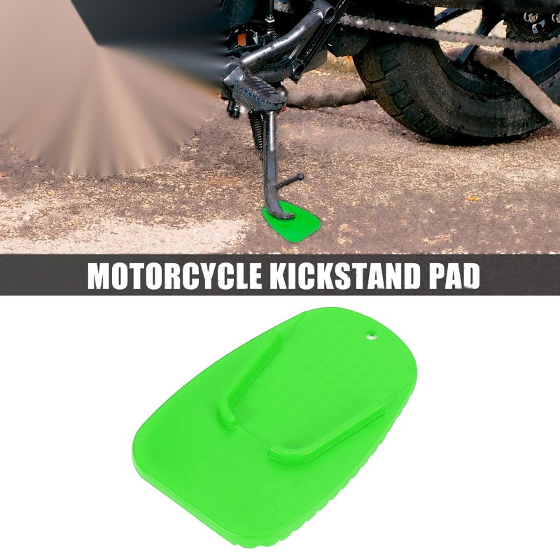 Motorcycle Kickstand Pad Support Plate Pad Parking Side Stand Extension