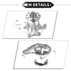 Isuzu Engine 4JB1 Water Pump with Rubber Ring